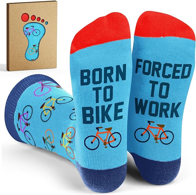 VICRAZY Hiking, Cycling, Camping Socks for Men, Women - Hiking, Bicycle, Camping, Bike Accessories, Stocking Stuffers