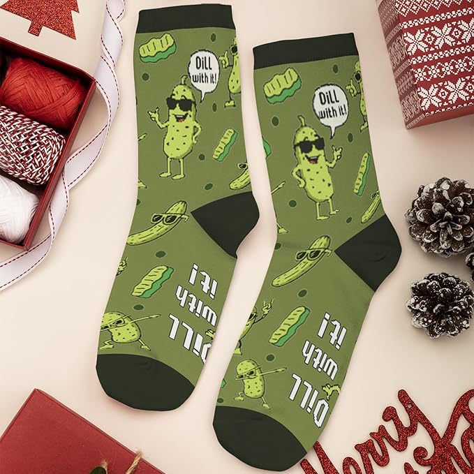 Book, Fishing, Hiking, Gamer, Camping, Pickle, Music, Foods, Ballerina, Bigfoot - Hobbies Socks for Women Men