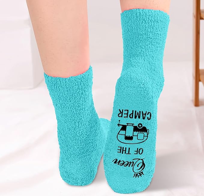 Outdoors Socks - Funny Hiking and Camping Gifts for Men, Women - Hiking, Camping Accessories, Stocking Stuffers