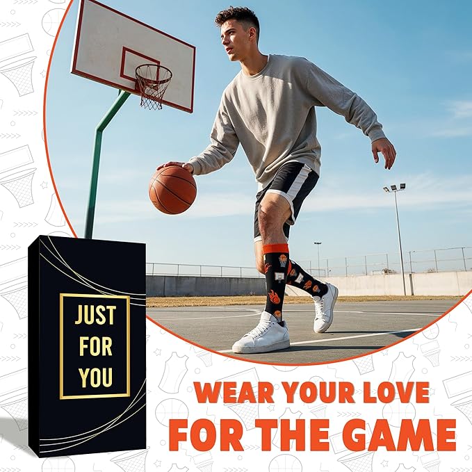 ZAGKOO Funny Sports Socks for Men, Women - Biking, Hiking, Skiing, Basketball, Pickleball, Disc Golf Socks - Christmas Gifts