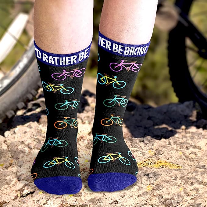 VICRAZY Hiking, Cycling, Camping Socks for Men, Women - Hiking, Bicycle, Camping, Bike Accessories, Stocking Stuffers