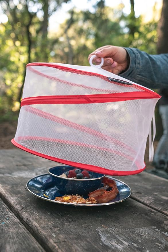 Stansport Deluxe 24-Piece Enamel Tableware Set - Enamel Plates and Bowls Lightweight and Durable Camp Dish Set for Camping and Backpacking Plates and Bowls for 4 People