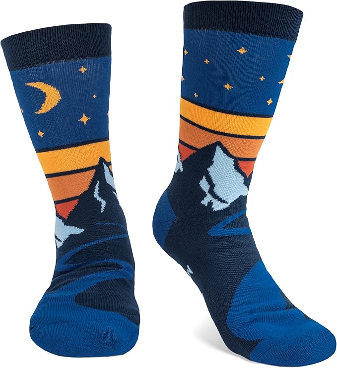 Lavley Outdoors Socks - Hiking and camping gifts for men and women - Great for nature lovers - Holiday or birthday gift