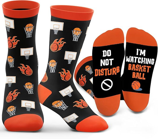 ZAGKOO Funny Sports Socks for Men, Women - Biking, Hiking, Skiing, Basketball, Pickleball, Disc Golf Socks - Christmas Gifts