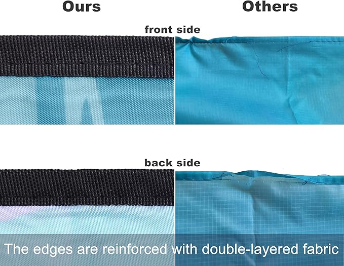 WIWIGO Beach Blanket Waterproof Sandproof Beach Mat 79" X 83"/10'x9'for 2-8 Adults Quick Drying Outdoor Picnic Mat Beach Accessories for Travel, Camping, Hiking