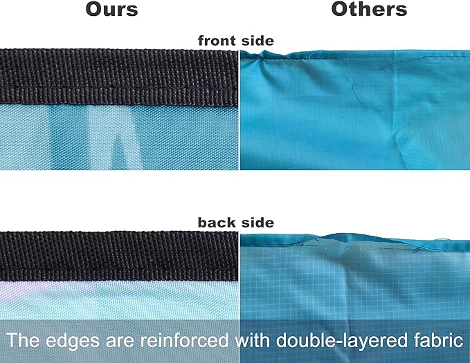 WIWIGO Beach Blanket Waterproof Sandproof Beach Mat 79" X 83"/10'x9'for 2-8 Adults Quick Drying Outdoor Picnic Mat Beach Accessories for Travel, Camping, Hiking