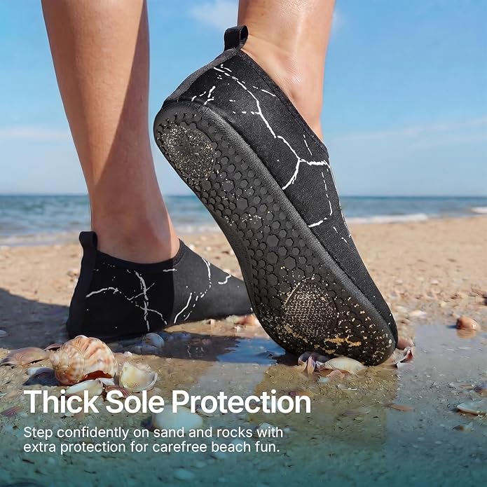 Water Shoes for Women Men Quick-Dry Aqua Socks Swim Beach Barefoot Yoga Exercise Wear Sport Accessories Pool Camping Must Haves Adult Youth Size