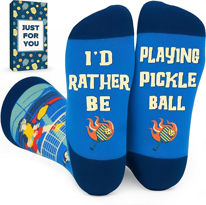 ZAGKOO Funny Sports Socks for Men, Women - Biking, Hiking, Skiing, Basketball, Pickleball, Disc Golf Socks - Christmas Gifts