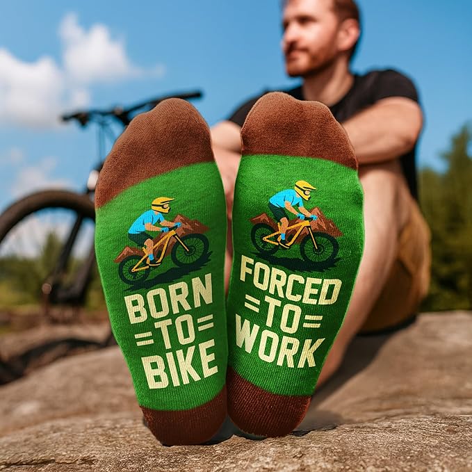 VICRAZY Hiking, Cycling, Camping Socks for Men, Women - Hiking, Bicycle, Camping, Bike Accessories, Stocking Stuffers