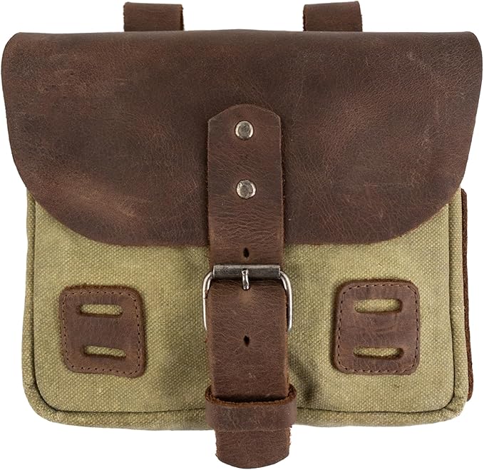 Hide & Drink, Survival Camping Pouch, Belt Loop, Rustic and Handy Tool Bag, Weather Resistant Outdoor Accessories, Traveling Essentials, Waxed Canvas, Handmade