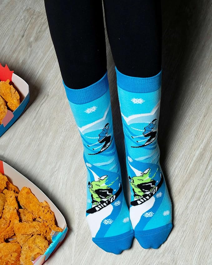 IRISGOD I'd Rather Be Funny Dress Socks for Men and Women Humor Joke Gifts