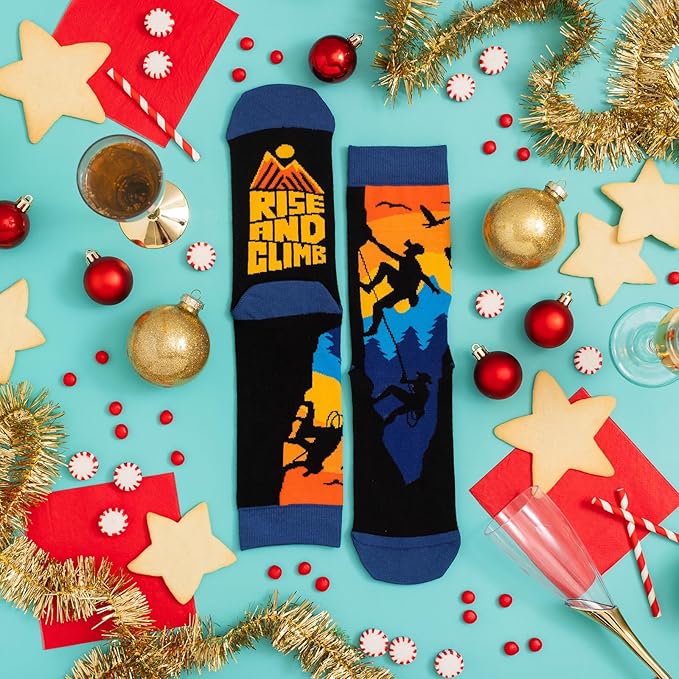 Lavley Outdoors Socks - Hiking and camping gifts for men and women - Great for nature lovers - Holiday or birthday gift