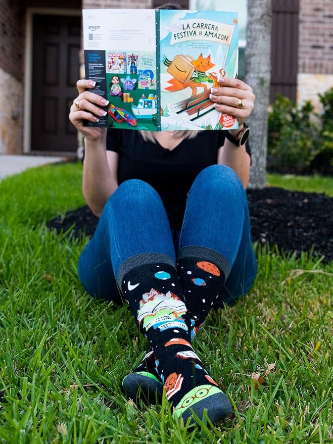 IRISGOD I'd Rather Be Funny Dress Socks for Men and Women Humor Joke Gifts