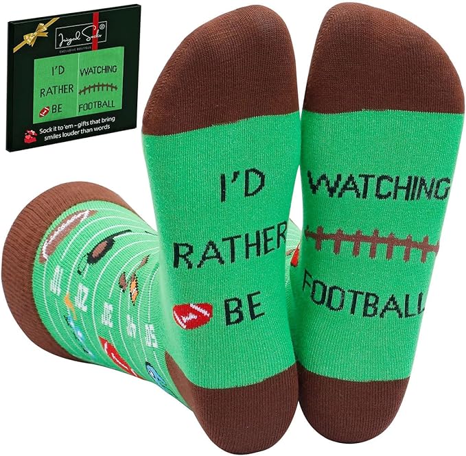 IRISGOD I'd Rather Be Funny Dress Socks for Men and Women Humor Joke Gifts