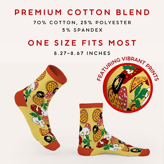 Book, Fishing, Hiking, Gamer, Camping, Pickle, Music, Foods, Ballerina, Bigfoot - Hobbies Socks for Women Men