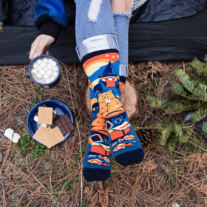 Lavley Outdoors Socks - Hiking and camping gifts for men and women - Great for nature lovers - Holiday or birthday gift
