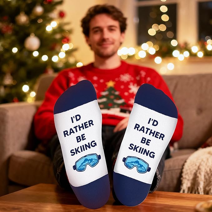ZAGKOO Funny Sports Socks for Men, Women - Biking, Hiking, Skiing, Basketball, Pickleball, Disc Golf Socks - Christmas Gifts
