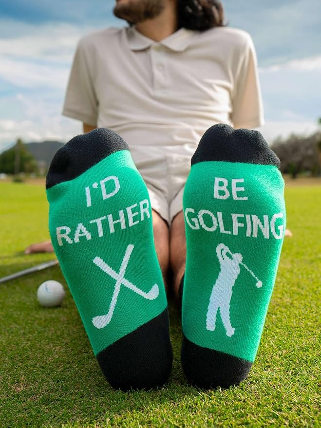 IRISGOD I'd Rather Be Funny Dress Socks for Men and Women Humor Joke Gifts