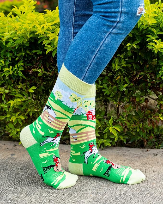 IRISGOD I'd Rather Be Funny Dress Socks for Men and Women Humor Joke Gifts