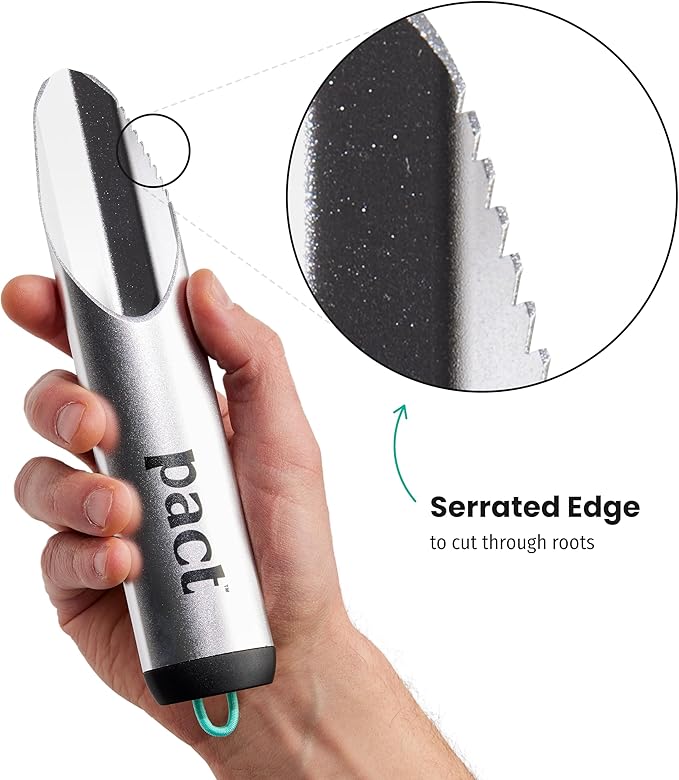 PACT Outdoors Backpacking Shovel: Lightweight Aluminum Trowel, Essential for Backpacking, Camping, Hiking - Award Winning Backpacking Trowel
