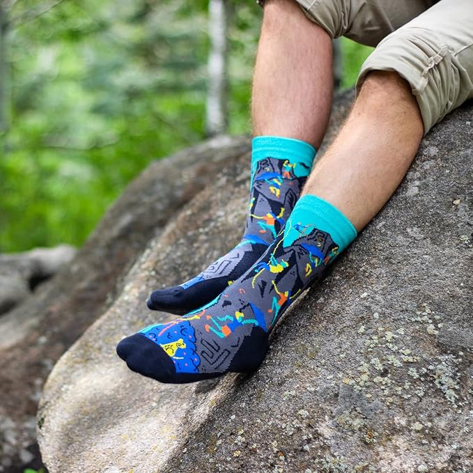 Lavley Outdoors Socks - Hiking and camping gifts for men and women - Great for nature lovers - Holiday or birthday gift