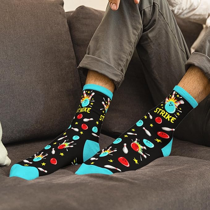 Book, Fishing, Hiking, Gamer, Camping, Pickle, Music, Foods, Ballerina, Bigfoot - Hobbies Socks for Women Men