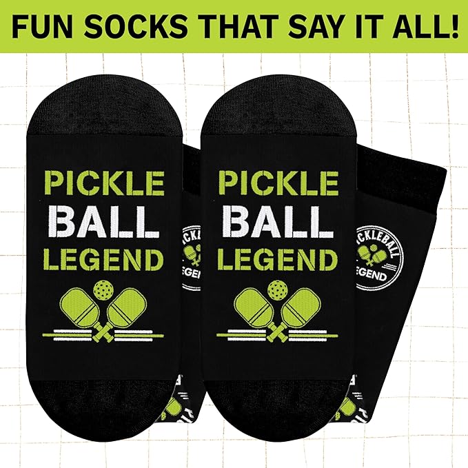 ZAGKOO Funny Sports Socks for Men, Women - Biking, Hiking, Skiing, Basketball, Pickleball, Disc Golf Socks - Christmas Gifts