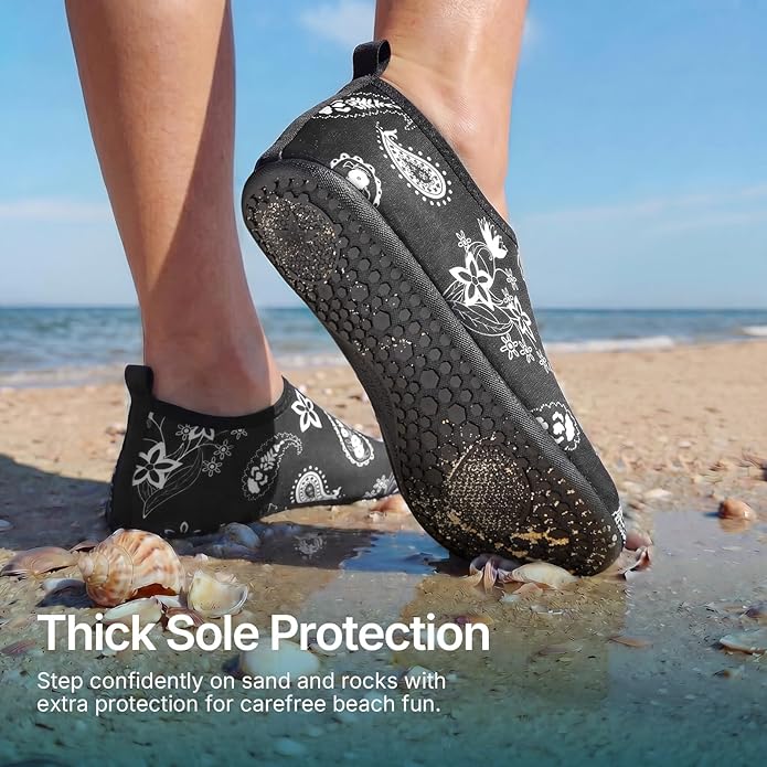 Water Shoes for Women Men Quick-Dry Aqua Socks Swim Beach Barefoot Yoga Exercise Wear Sport Accessories Pool Camping Must Haves Adult Youth Size