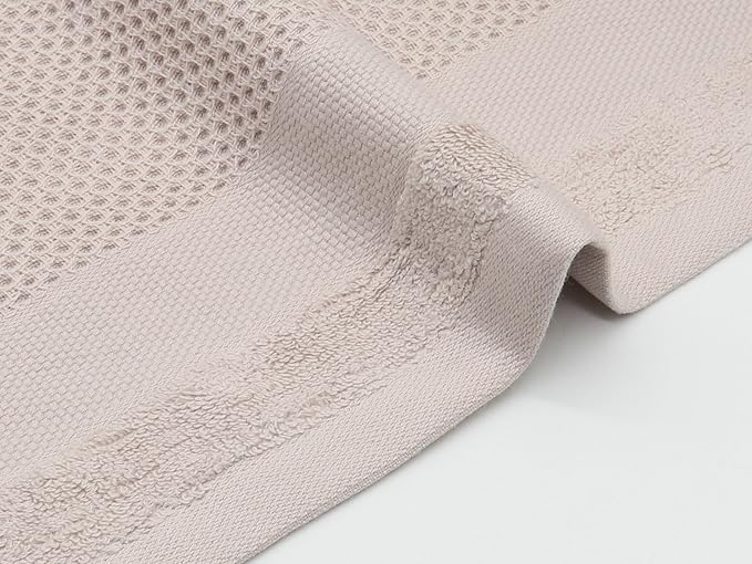 Mia'sDream Cotton Hand Face Head Towel Waffle Weave Kitchen Tea Towel Dish Towels, Soft and Absorbent Bath Guest Gym Towel Washcloths, 13inch x 28inch 3 Pack (Khaki)