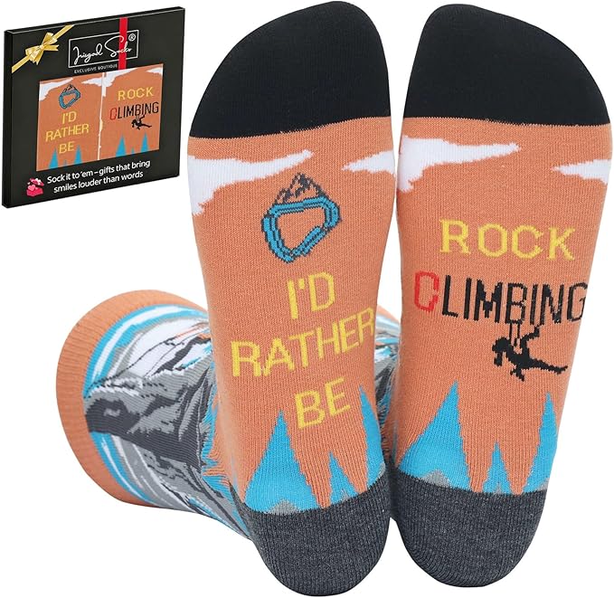 IRISGOD I'd Rather Be Funny Dress Socks for Men and Women Humor Joke Gifts