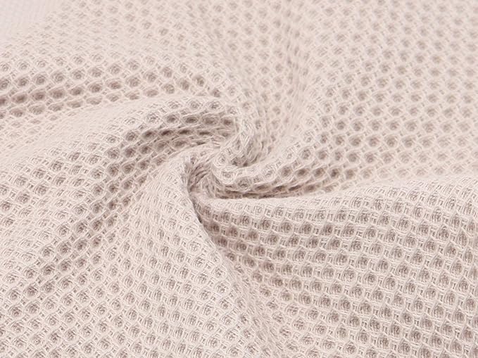 Mia'sDream Cotton Dish Cloths Dish Rags Waffle Weave Kitchen Towel, Soft and Absorbent Dish Towels Hand Towels for Kitchen, 12inchx12inch 6 Pack (Khaki)