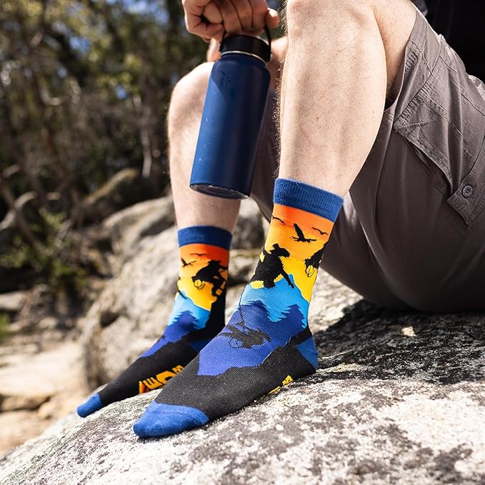 Lavley Outdoors Socks - Hiking and camping gifts for men and women - Great for nature lovers - Holiday or birthday gift