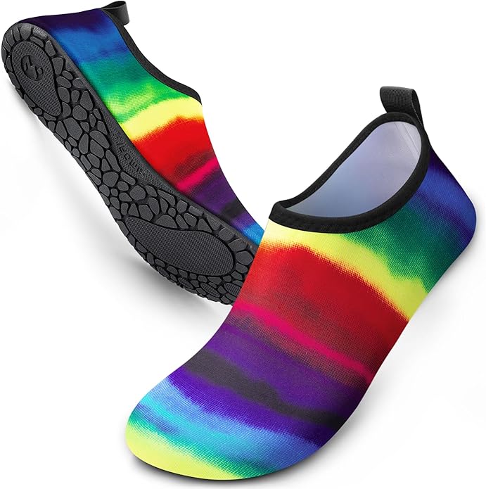 SIMARI Water Shoes Women Men Aqua Socks Beach Barefoot Quick Drying Aqua Aerobics Swim Pool Non Slip Outdoor Travel Essentials Surf River Lake Snorkeling Kayak Yoga Adult Youth