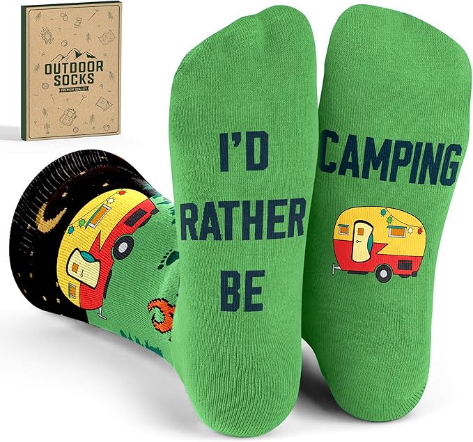 VICRAZY Hiking, Cycling, Camping Socks for Men, Women - Hiking, Bicycle, Camping, Bike Accessories, Stocking Stuffers