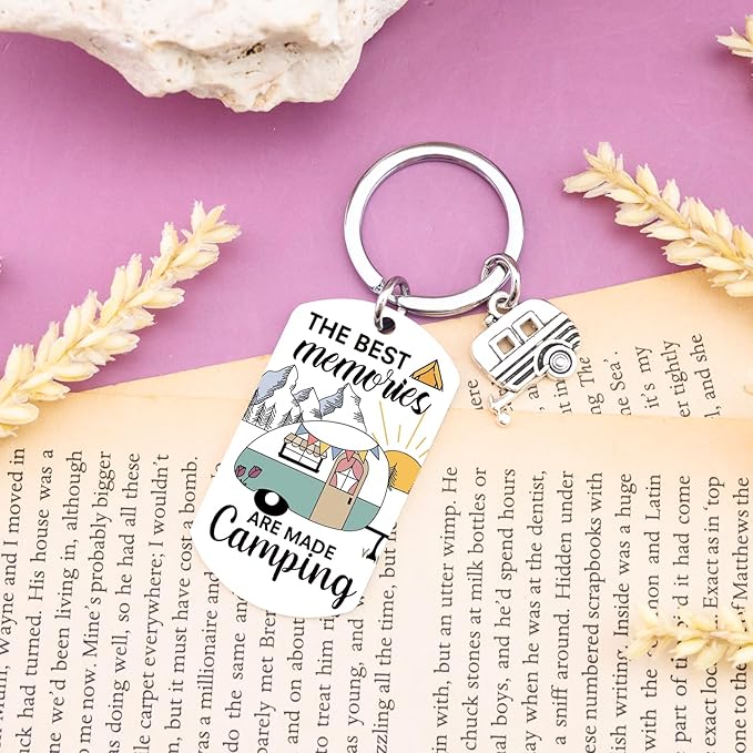 Camping Gifts For Women Men Camping Accessories For Rv Owners Sister Bestie Friend Camp Essentials Keychain Gifts For Campers