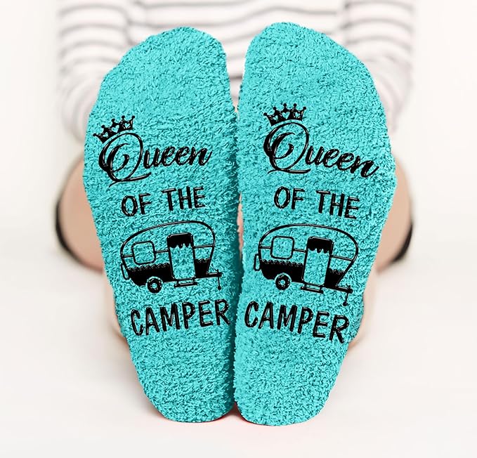 Outdoors Socks - Funny Hiking and Camping Gifts for Men, Women - Hiking, Camping Accessories, Stocking Stuffers