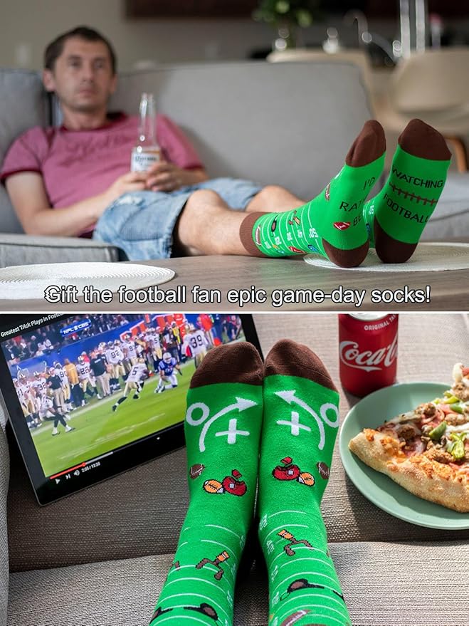 IRISGOD I'd Rather Be Funny Dress Socks for Men and Women Humor Joke Gifts