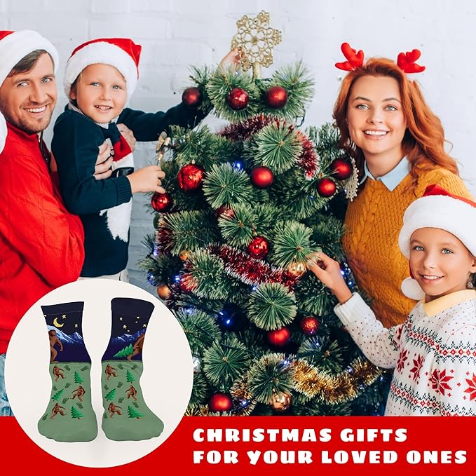 Book, Fishing, Hiking, Gamer, Camping, Pickle, Music, Foods, Ballerina, Bigfoot - Hobbies Socks for Women Men