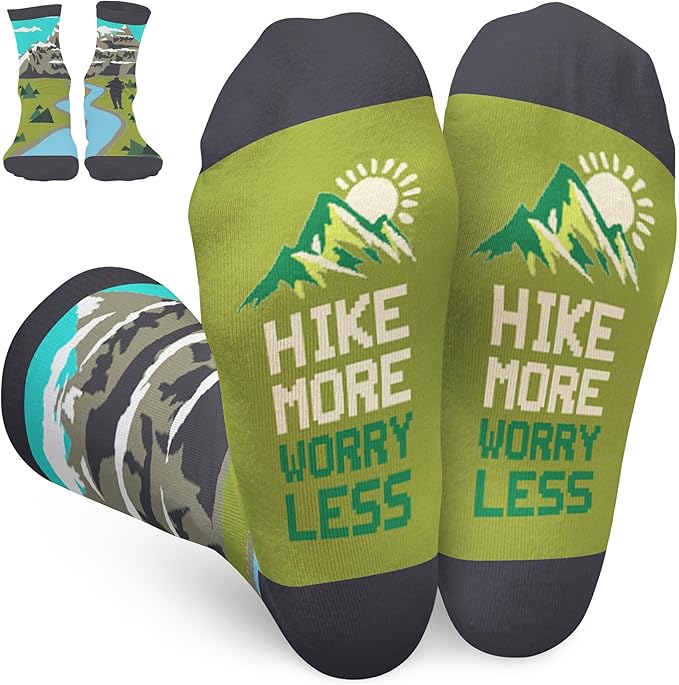 Book, Fishing, Hiking, Gamer, Camping, Pickle, Music, Foods, Ballerina, Bigfoot - Hobbies Socks for Women Men