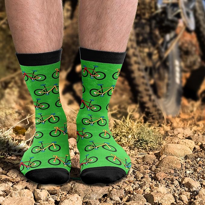 VICRAZY Hiking, Cycling, Camping Socks for Men, Women - Hiking, Bicycle, Camping, Bike Accessories, Stocking Stuffers