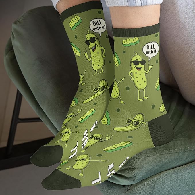 Book, Fishing, Hiking, Gamer, Camping, Pickle, Music, Foods, Ballerina, Bigfoot - Hobbies Socks for Women Men