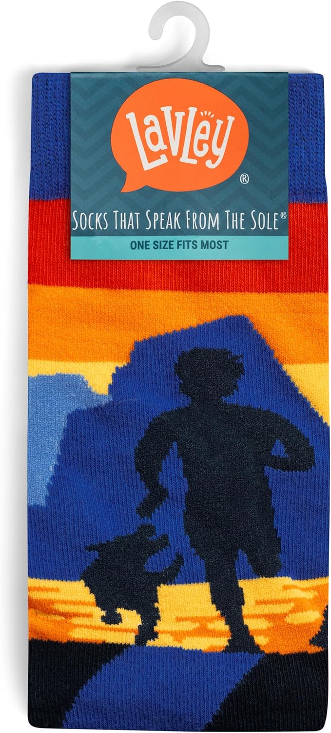 Lavley Outdoors Socks - Hiking and camping gifts for men and women - Great for nature lovers - Holiday or birthday gift