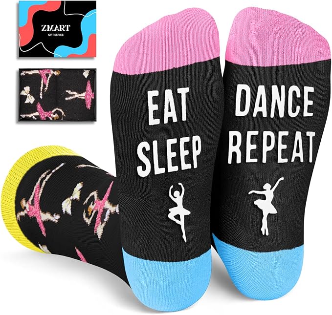 Zmart Unique Gifts for Sports Lovers - Camping Skiing Lifting Socks, Yoga Ballet Gift Ideas