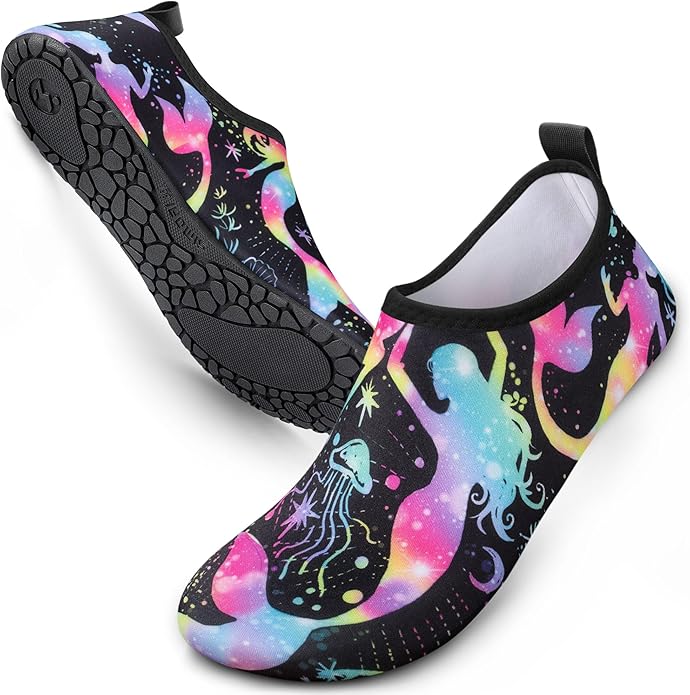 SIMARI Water Shoes Women Men Aqua Socks Beach Barefoot Quick Drying Aqua Aerobics Swim Pool Non Slip Outdoor Travel Essentials Surf River Lake Snorkeling Kayak Yoga Adult Youth