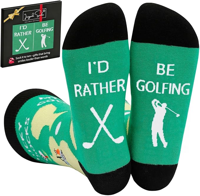 IRISGOD I'd Rather Be Funny Dress Socks for Men and Women Humor Joke Gifts
