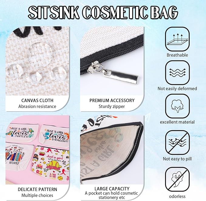 Sitsink Adult Sarcastic Gifts for Women - Funny Gift Ideas for Women Birthday, Being A Functional Adult Every Day Seems a Bit Excessive Novelty Gifts for Boss Coworker, Sarcastic Makeup Bags