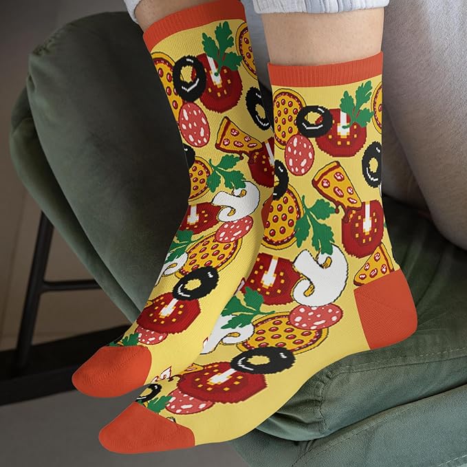 Book, Fishing, Hiking, Gamer, Camping, Pickle, Music, Foods, Ballerina, Bigfoot - Hobbies Socks for Women Men