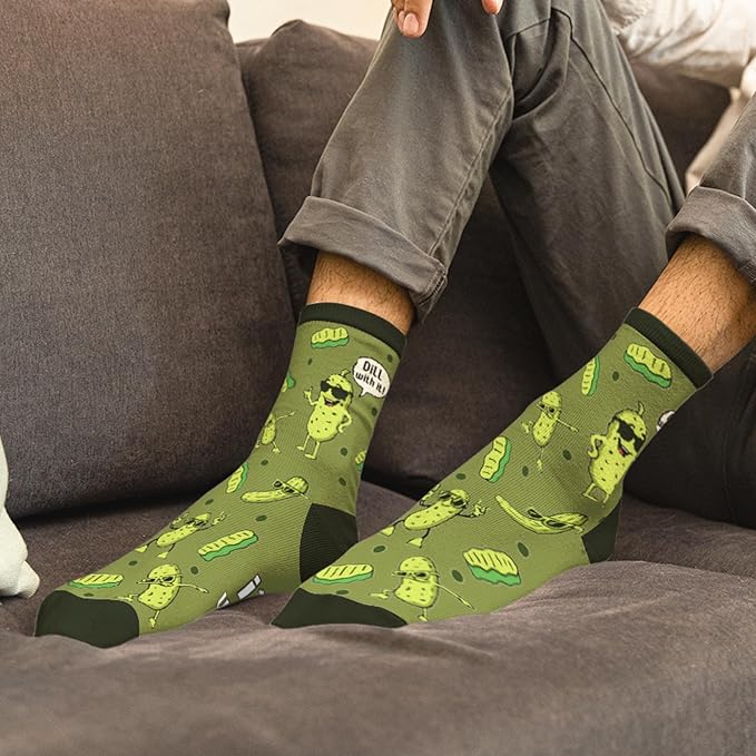 Book, Fishing, Hiking, Gamer, Camping, Pickle, Music, Foods, Ballerina, Bigfoot - Hobbies Socks for Women Men