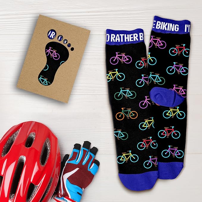 VICRAZY Hiking, Cycling, Camping Socks for Men, Women - Hiking, Bicycle, Camping, Bike Accessories, Stocking Stuffers