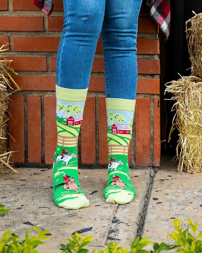 IRISGOD I'd Rather Be Funny Dress Socks for Men and Women Humor Joke Gifts